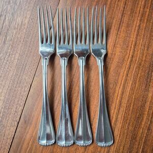 Towle Hamilton Dinner Forks Stainless Steel Germany 18/8 Satin Handle Set of 4